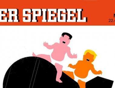Το προκλητικό εξώφυλλο του Spiegel με τον Ν. Τραμπ και τον Κιμ Γιονγκ-Ουν